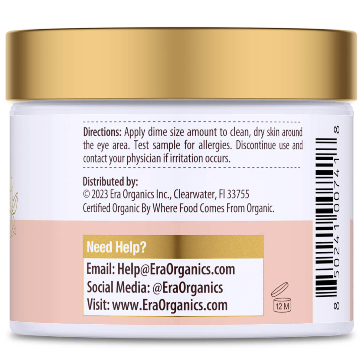 Organic Eye Cream