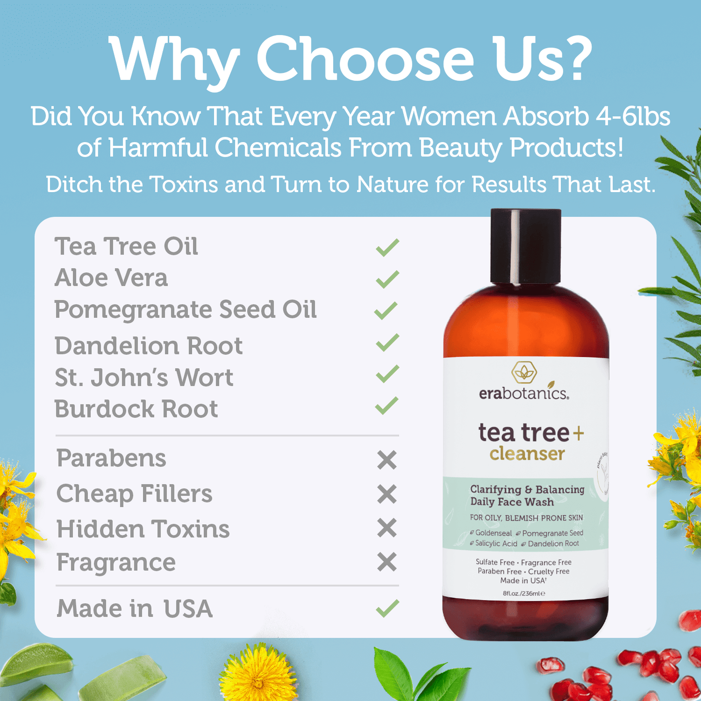 Tea tree cleanser