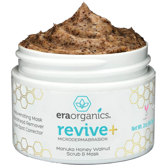 Revive+ Microdermabrasion Manuka Honey Walnut Scrub & Mask