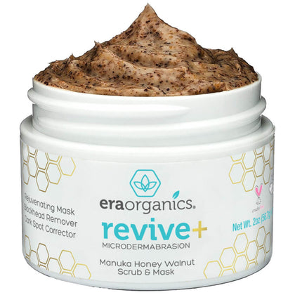 Revive+ Microdermabrasion Manuka Honey Walnut Scrub & Mask